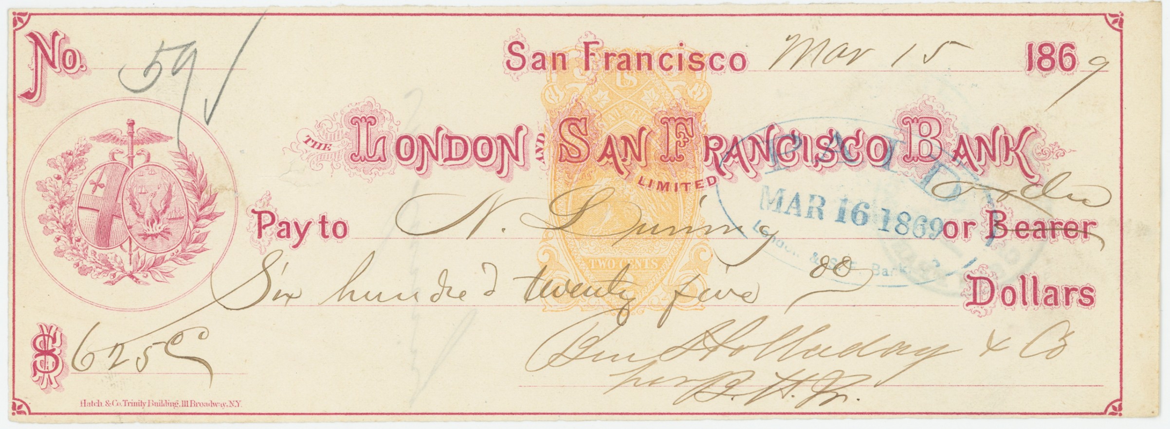 RN-B1 London and San Francisco Bank, Ltd.