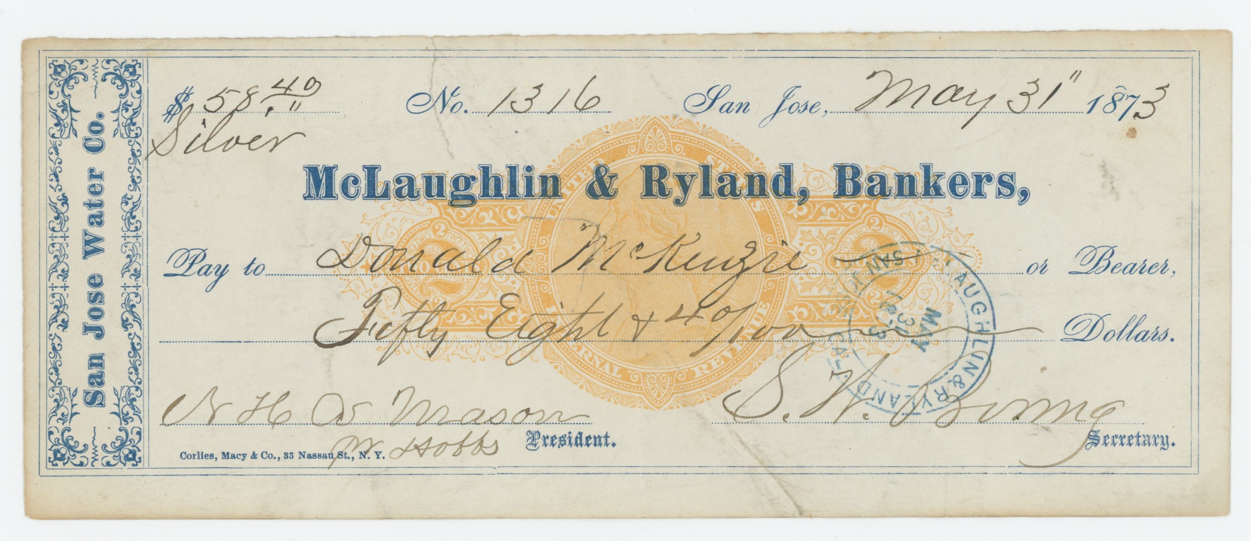 RN-C1 McLaughlin & Ryland, Bankers