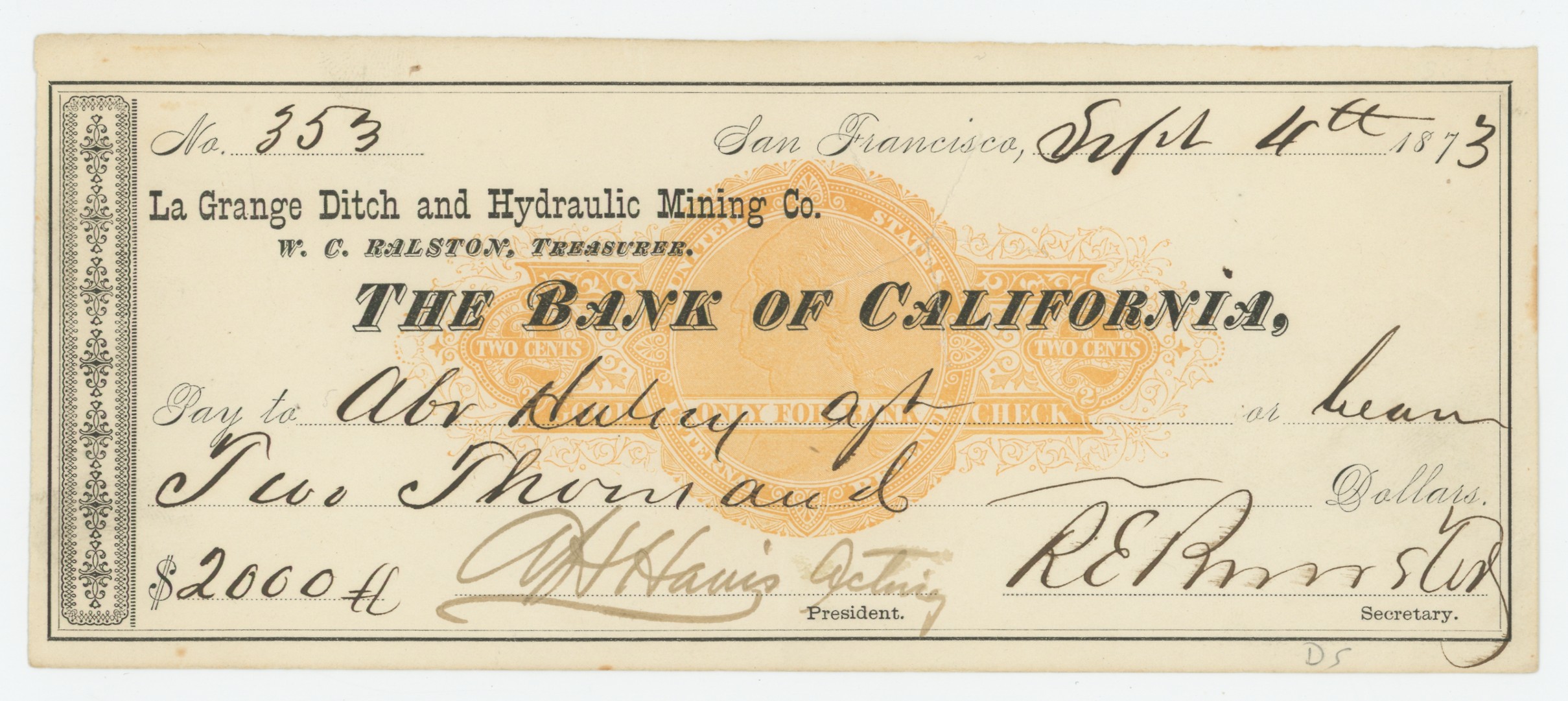 RN-C21 The Bank of California
