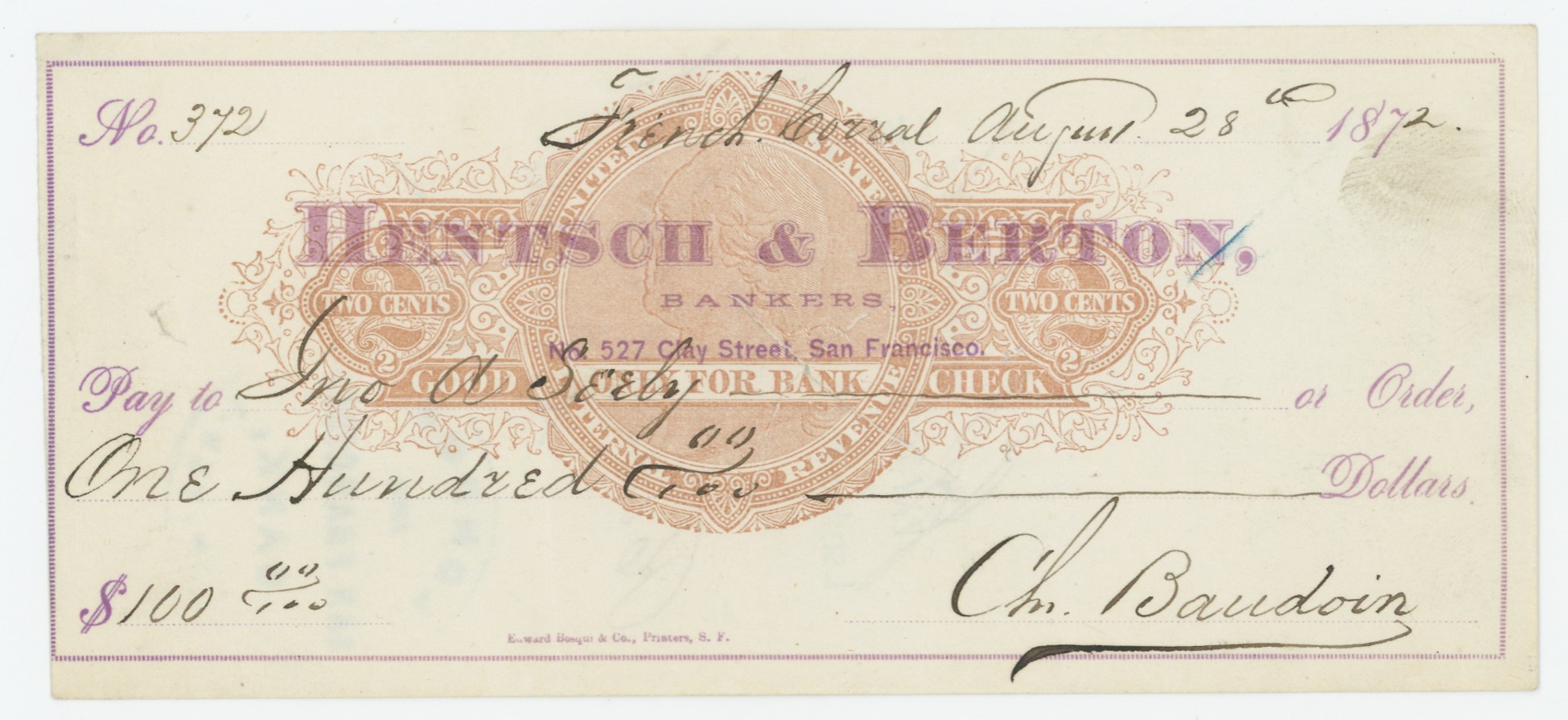 RN-C22 Hentsch & Berton, Bankers