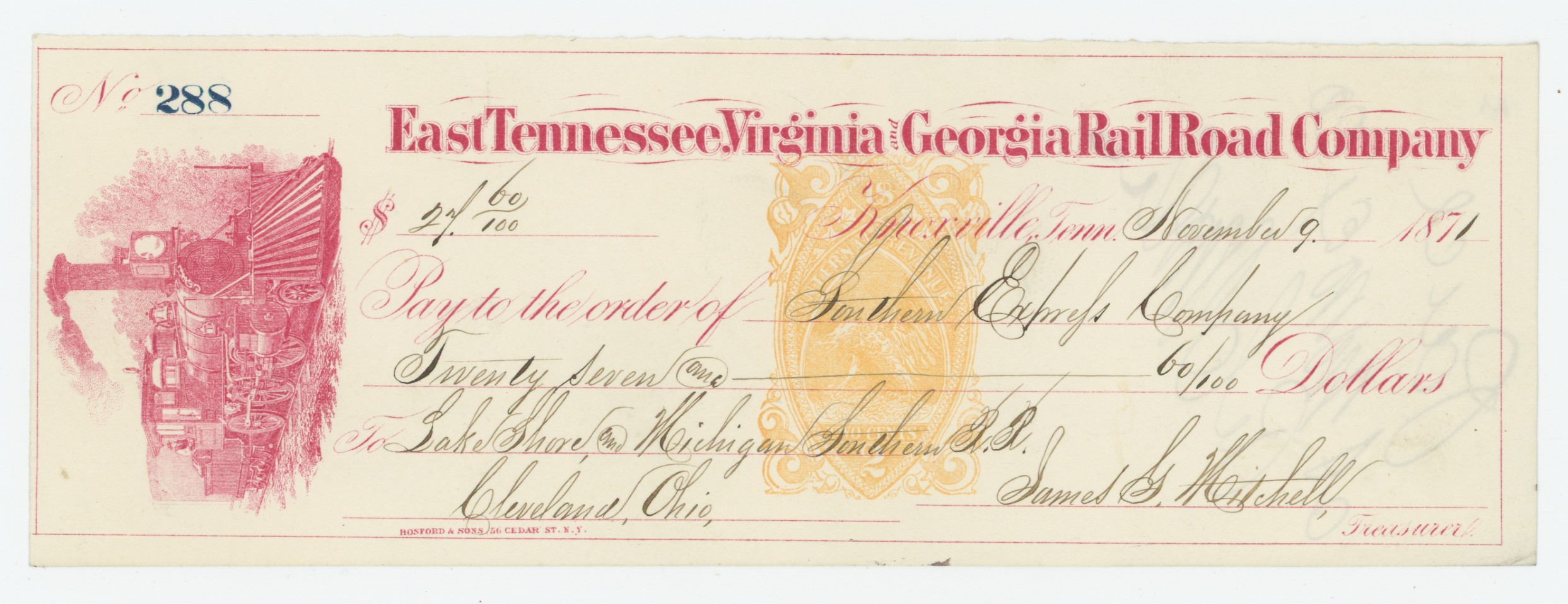 RN-B1 East Tennessee, Virginia and Georgia Railroad Company