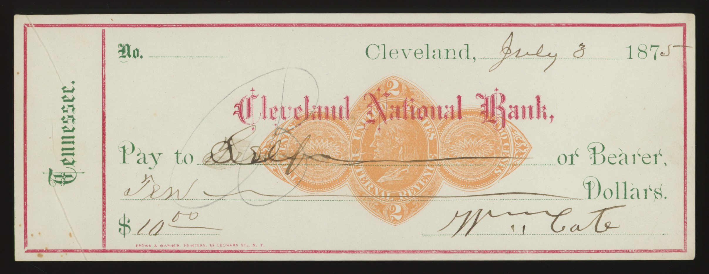 RN-D1 Cleveland National Bank