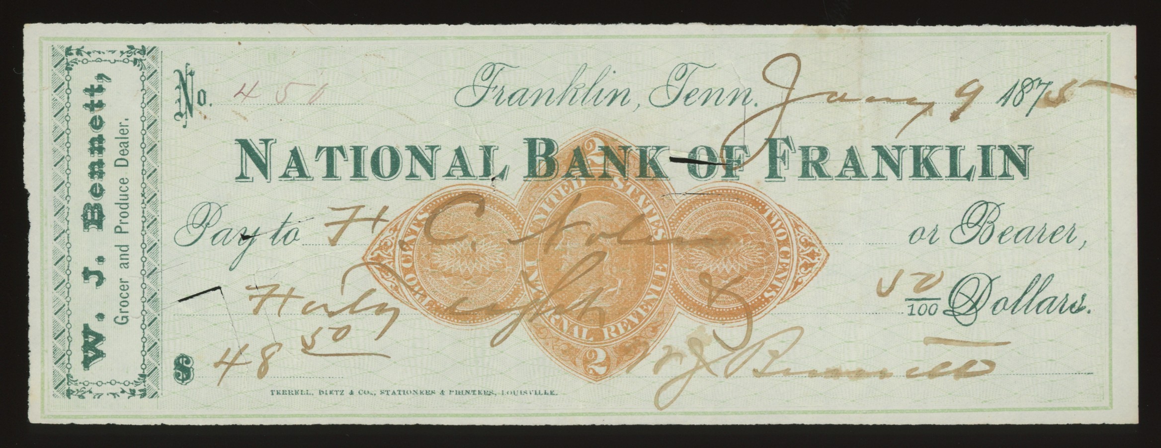 RN-D1 National Bank of Franklin