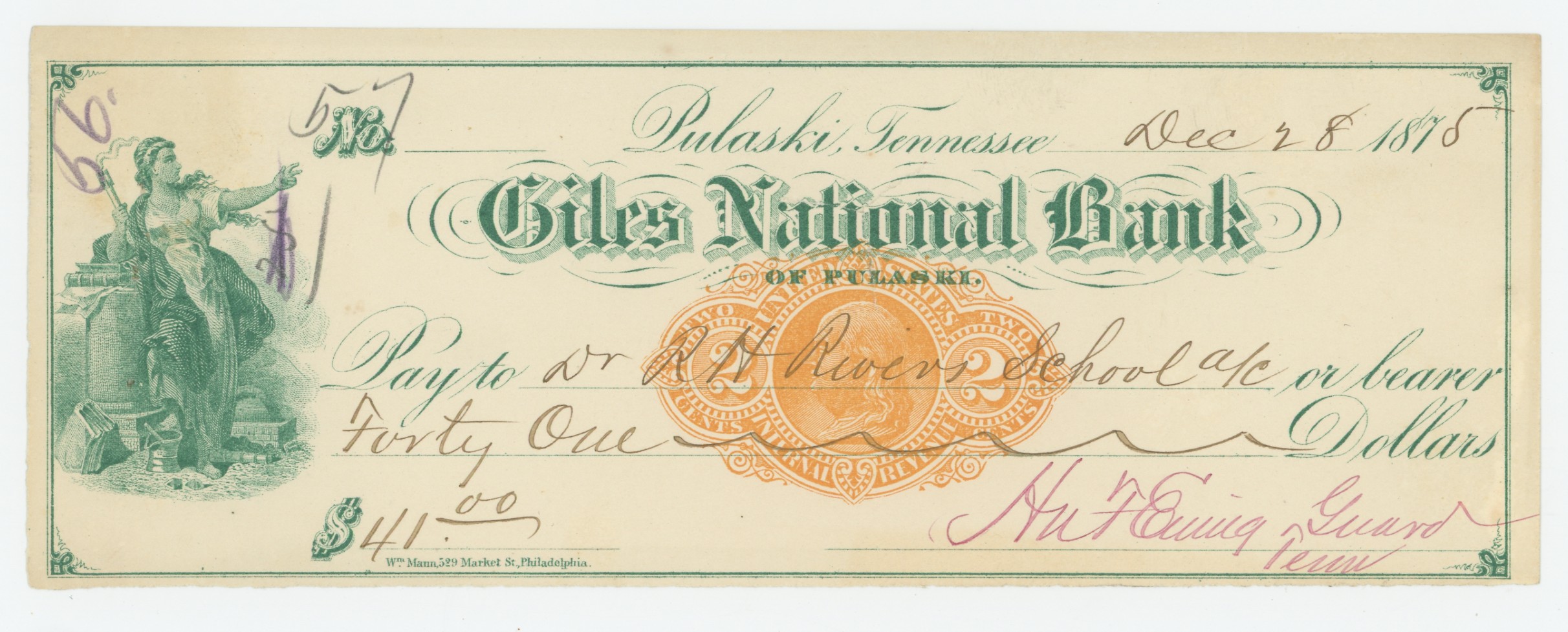 RN-F1 Giles National Bank