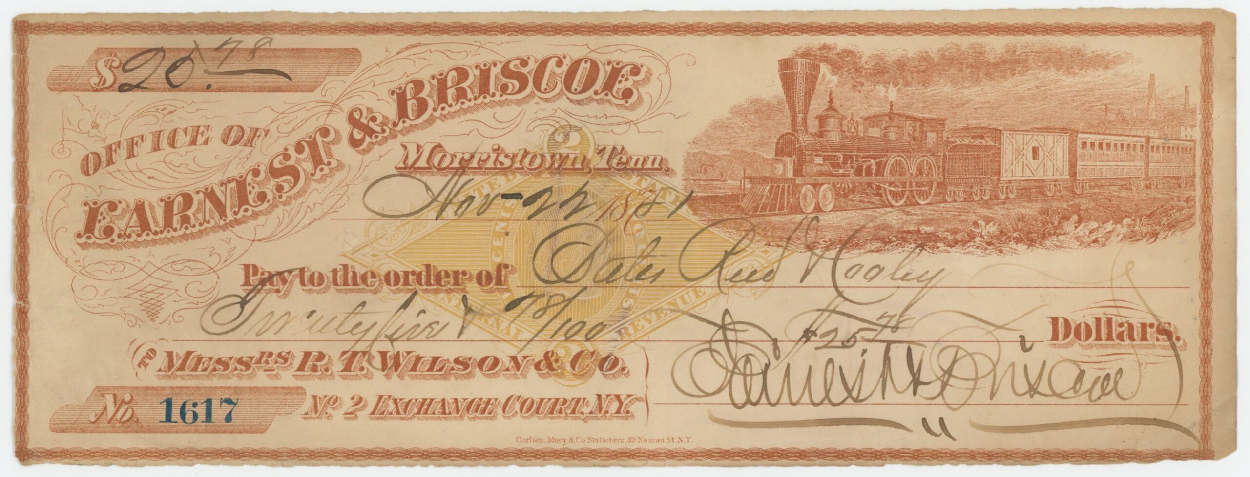 RN-G1 Office of Earnest and Briscoe
