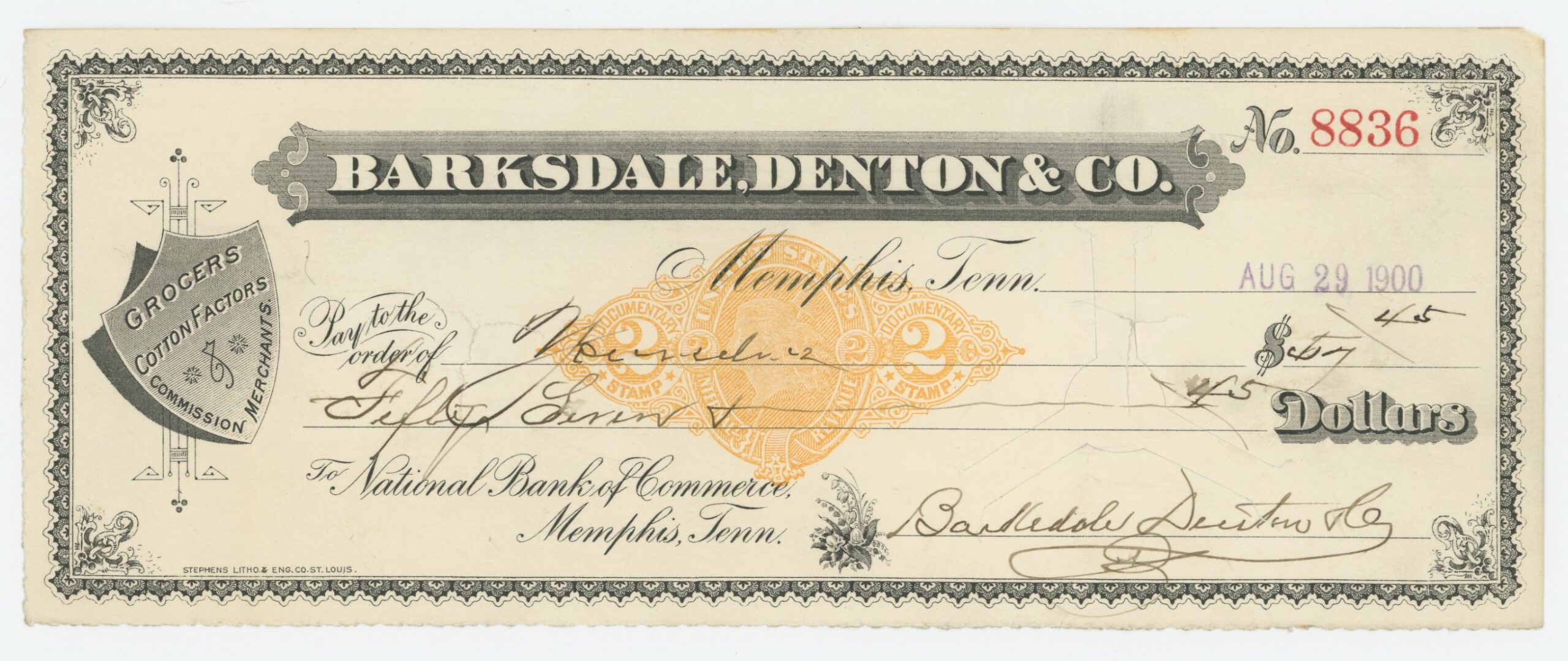 RN-X7 Barksdale, Denton & Co.
