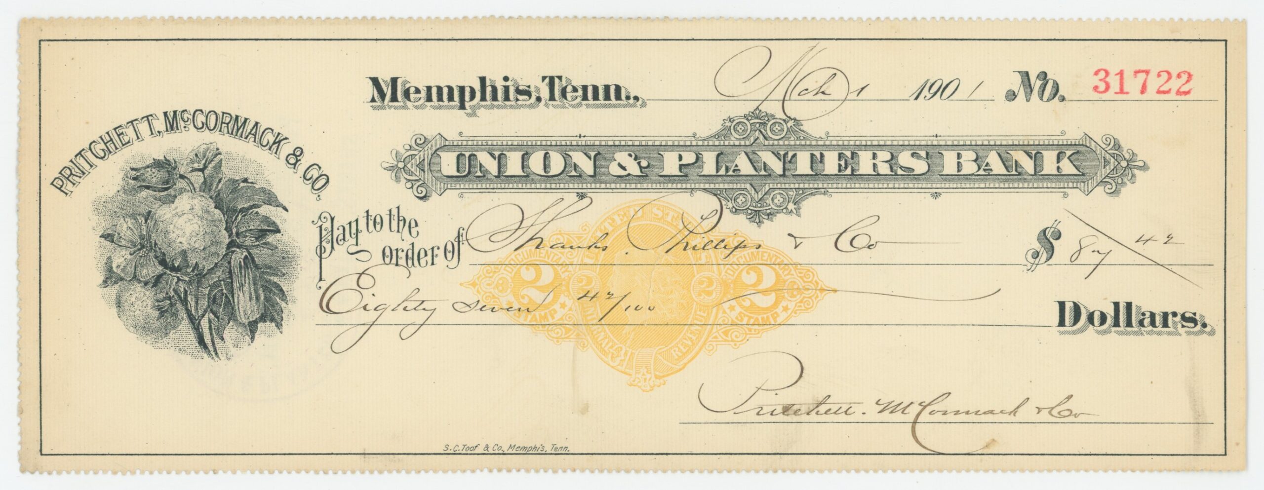 RN-X7 Union & Planters Bank