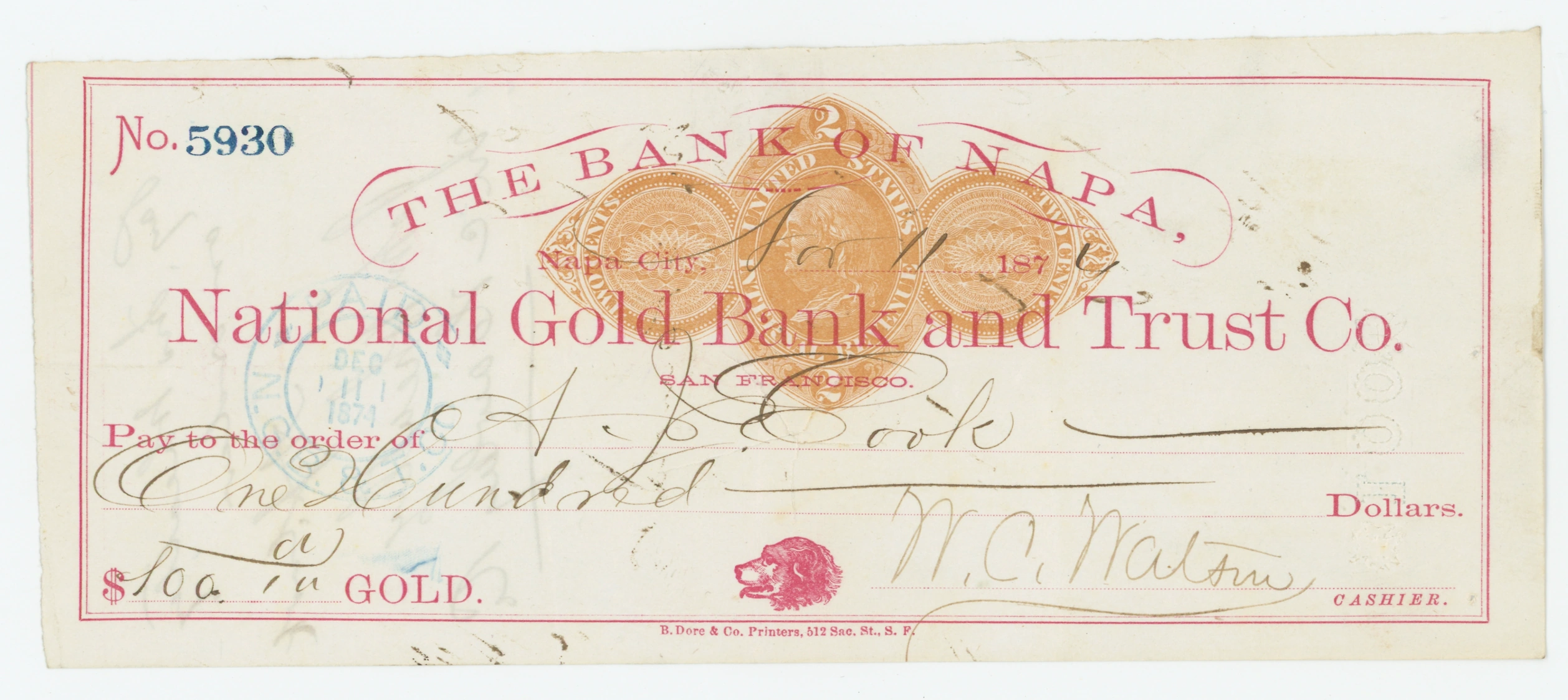 RN-D1 The Bank of Napa