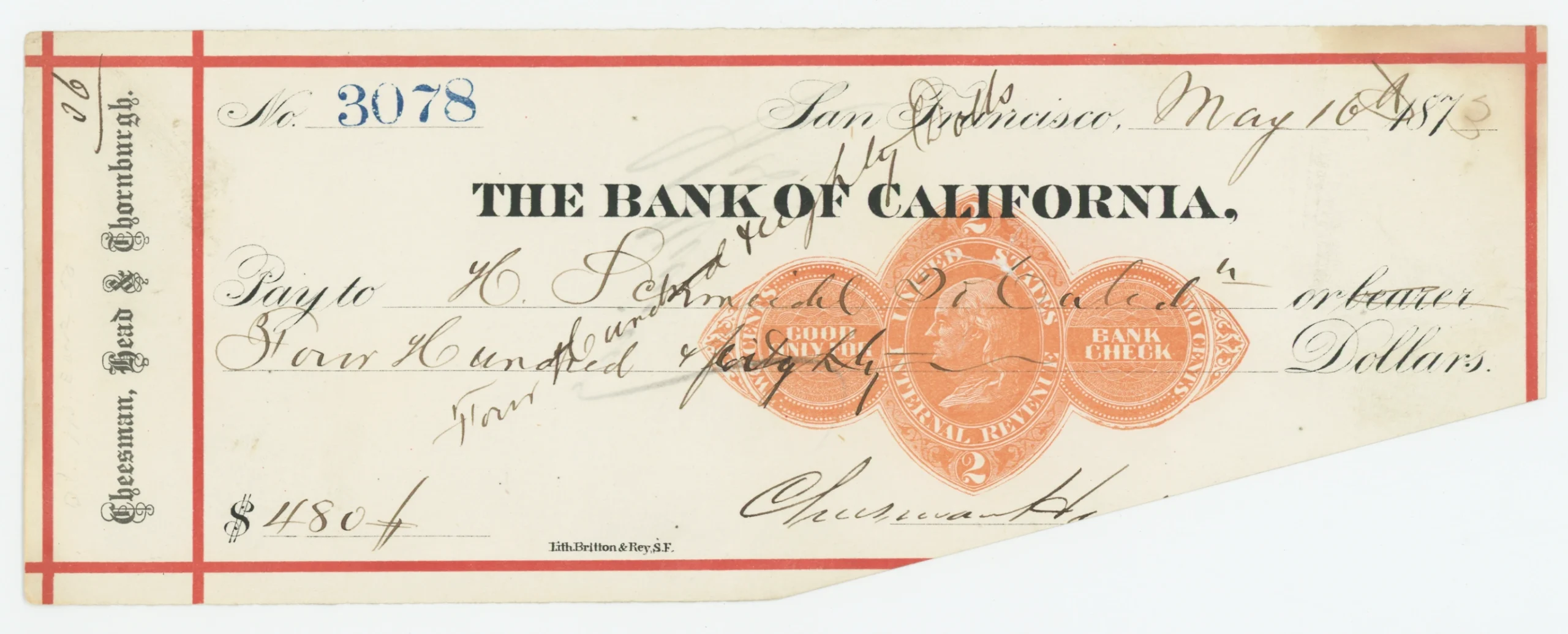 RN-D1 The Bank of California