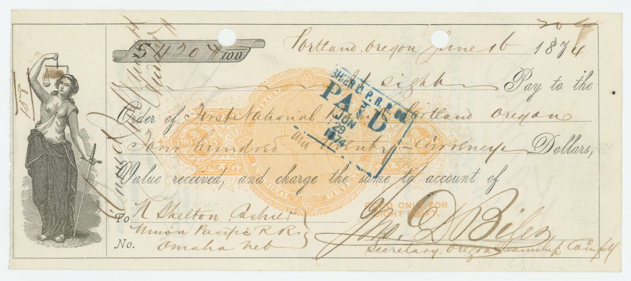 RN-C9 Oregon Central Railroad Company