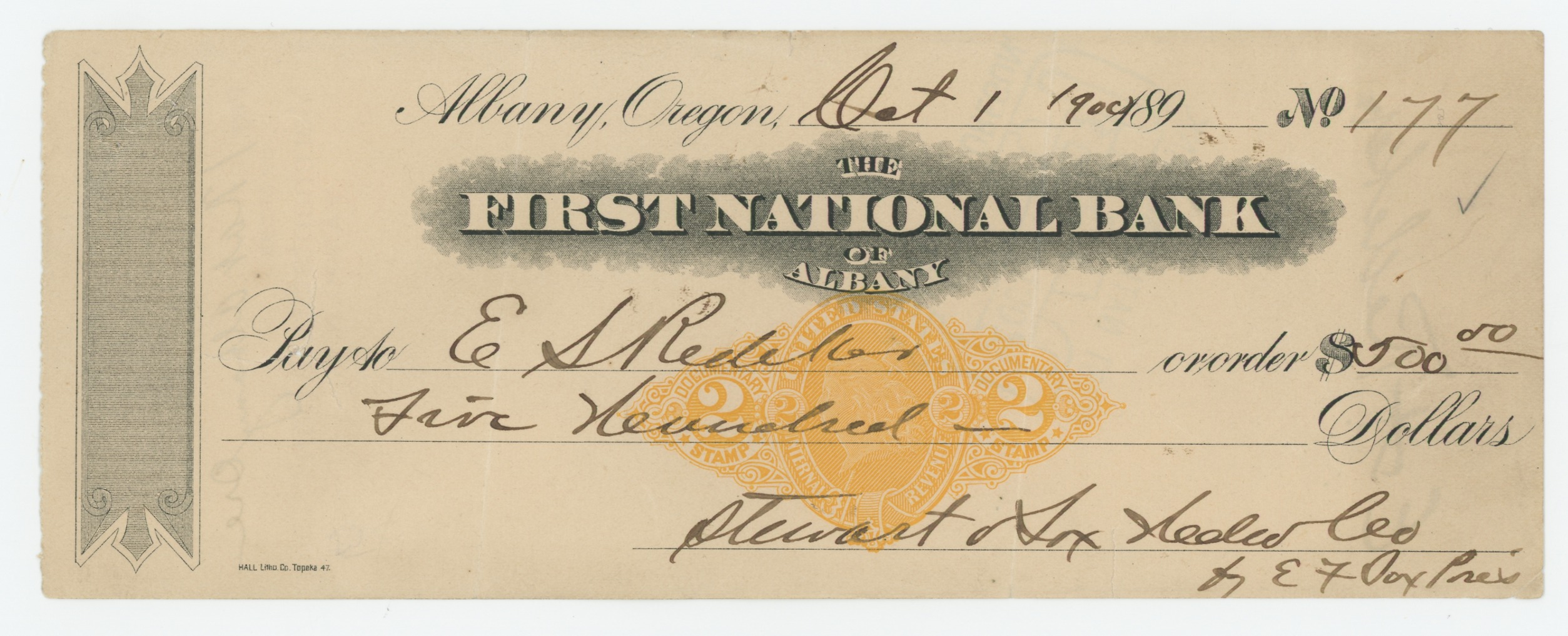 RN-X7 First National Bank