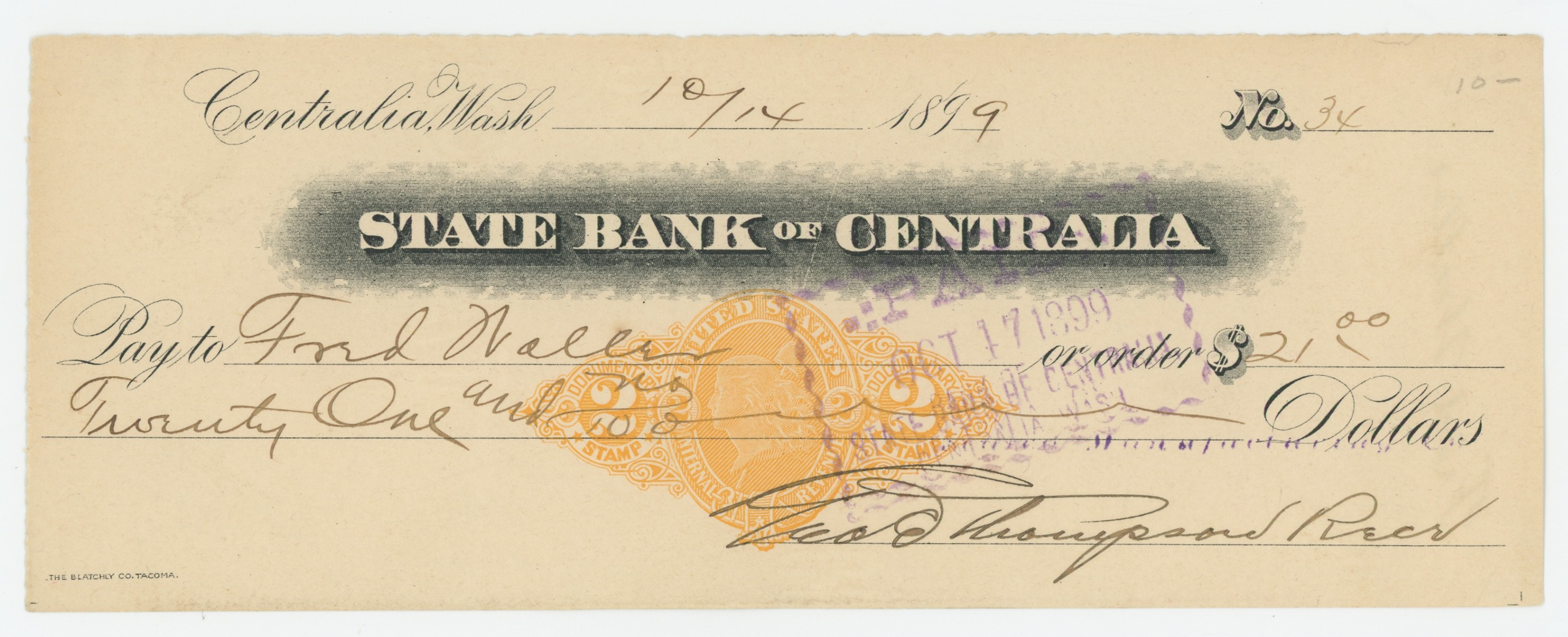 RN-X7 State Bank of Centralia