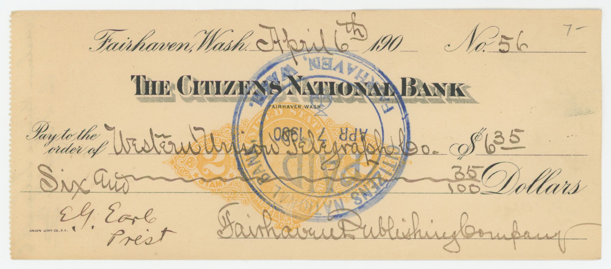 RN-X7 Citizens National Bank