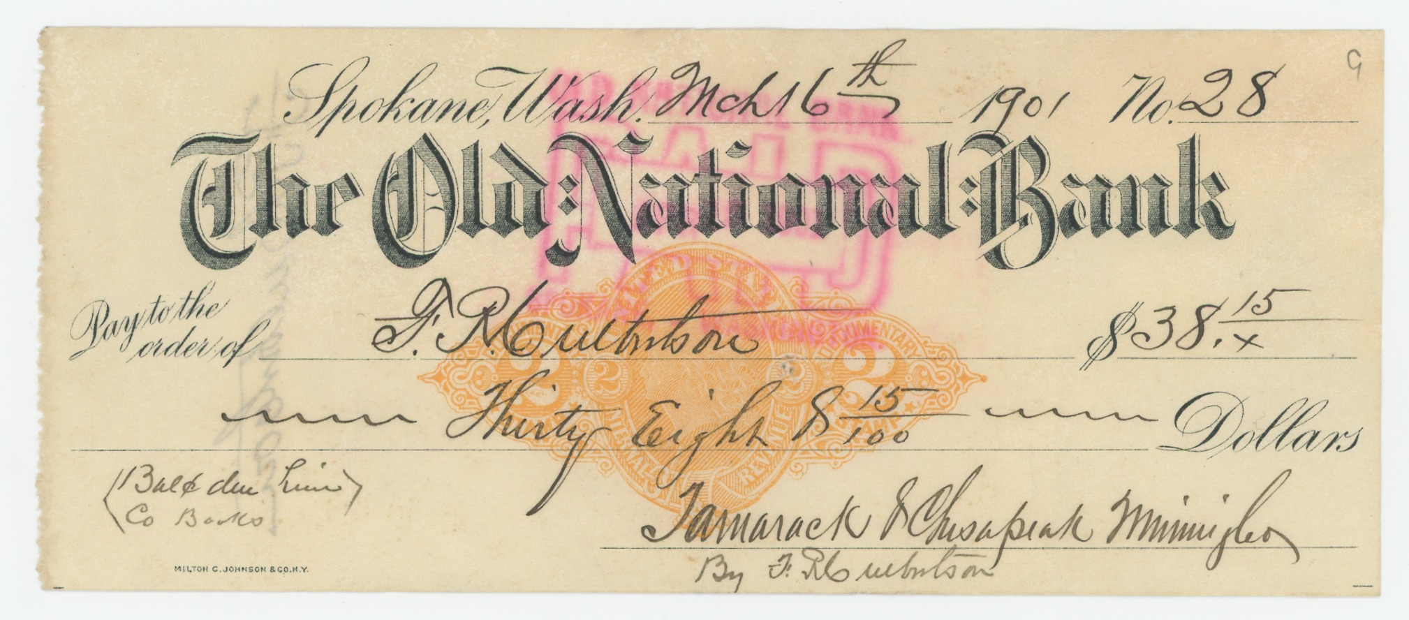RN-X7 Old National Bank