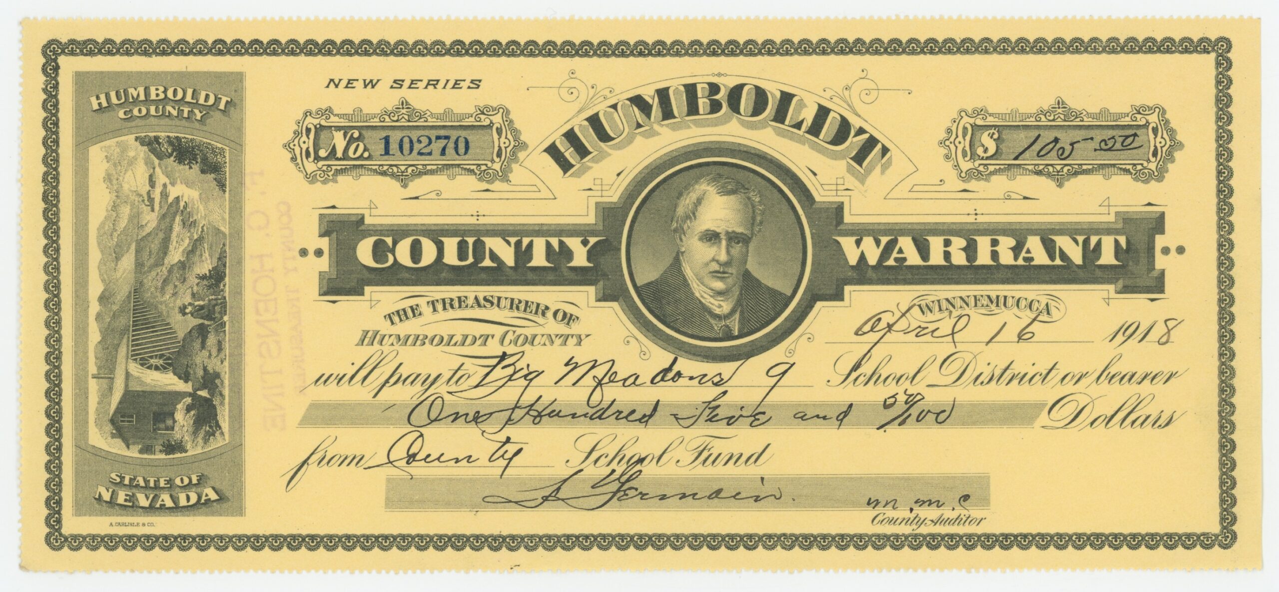 RN- Humboldt County Warrant