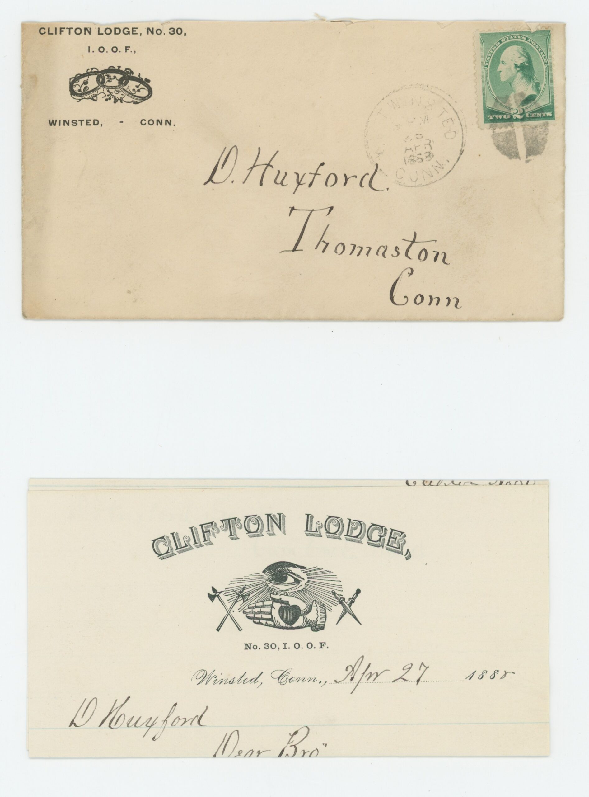Clifton Lodge No. 30, I.O.O.F with Enclosure