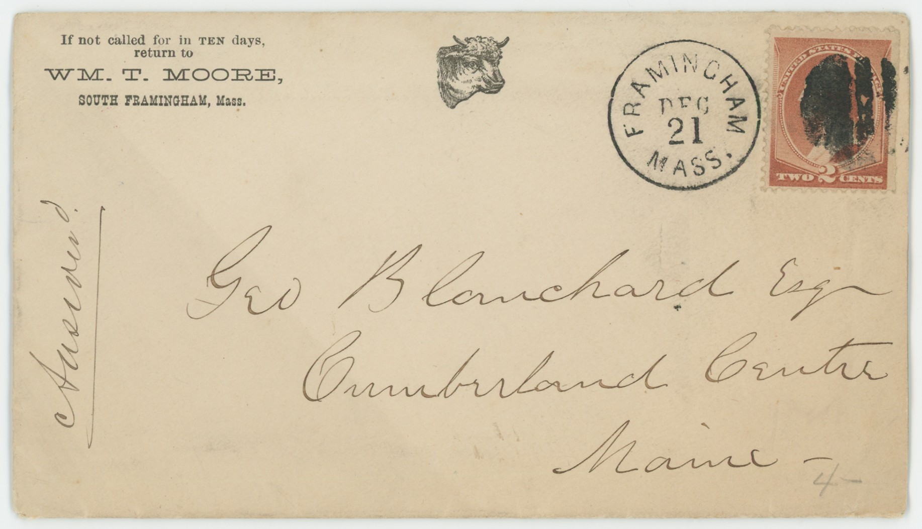 Wm. T. Moore, Framingham, MA