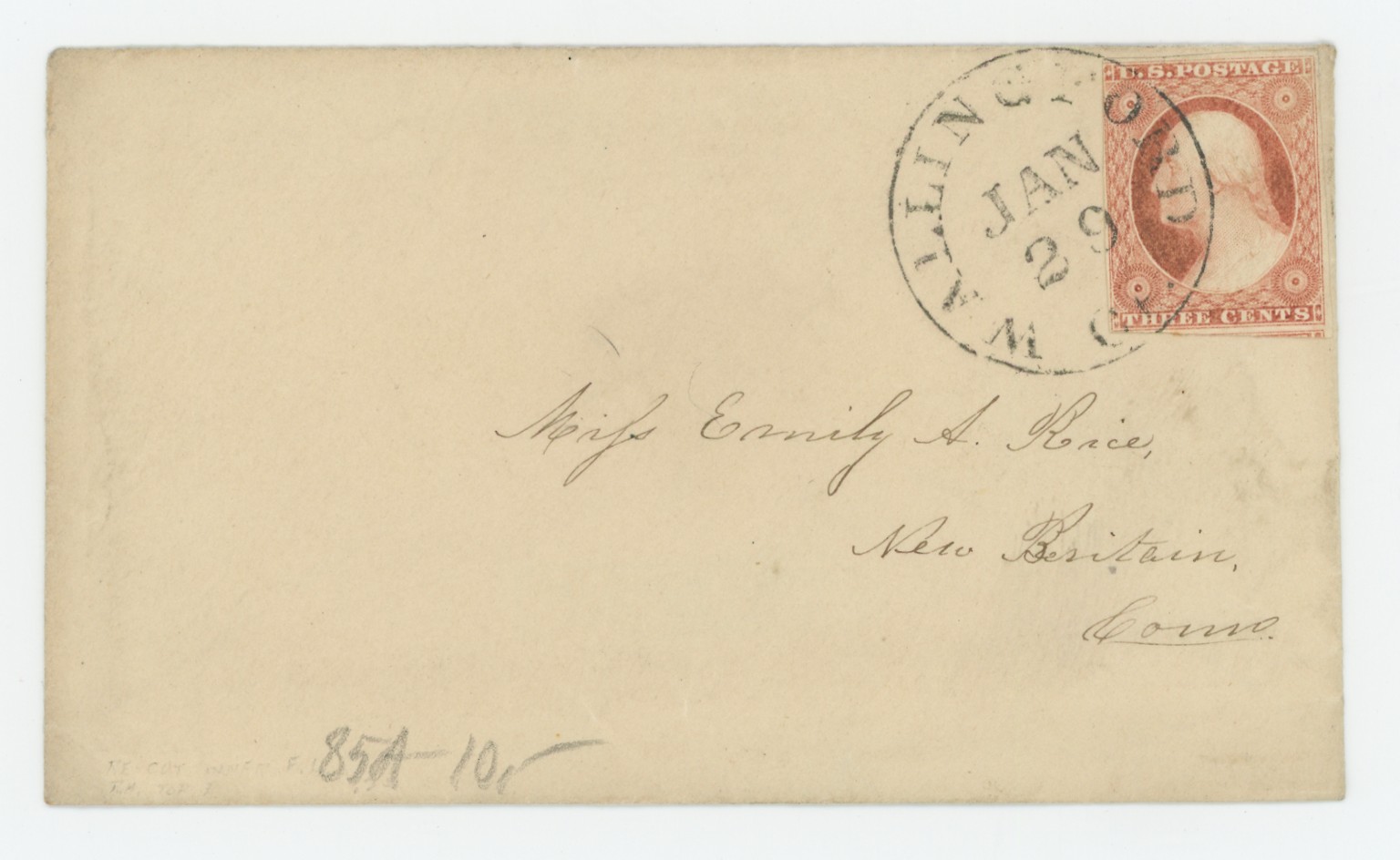 Wallingford Cover to New Britain, CT