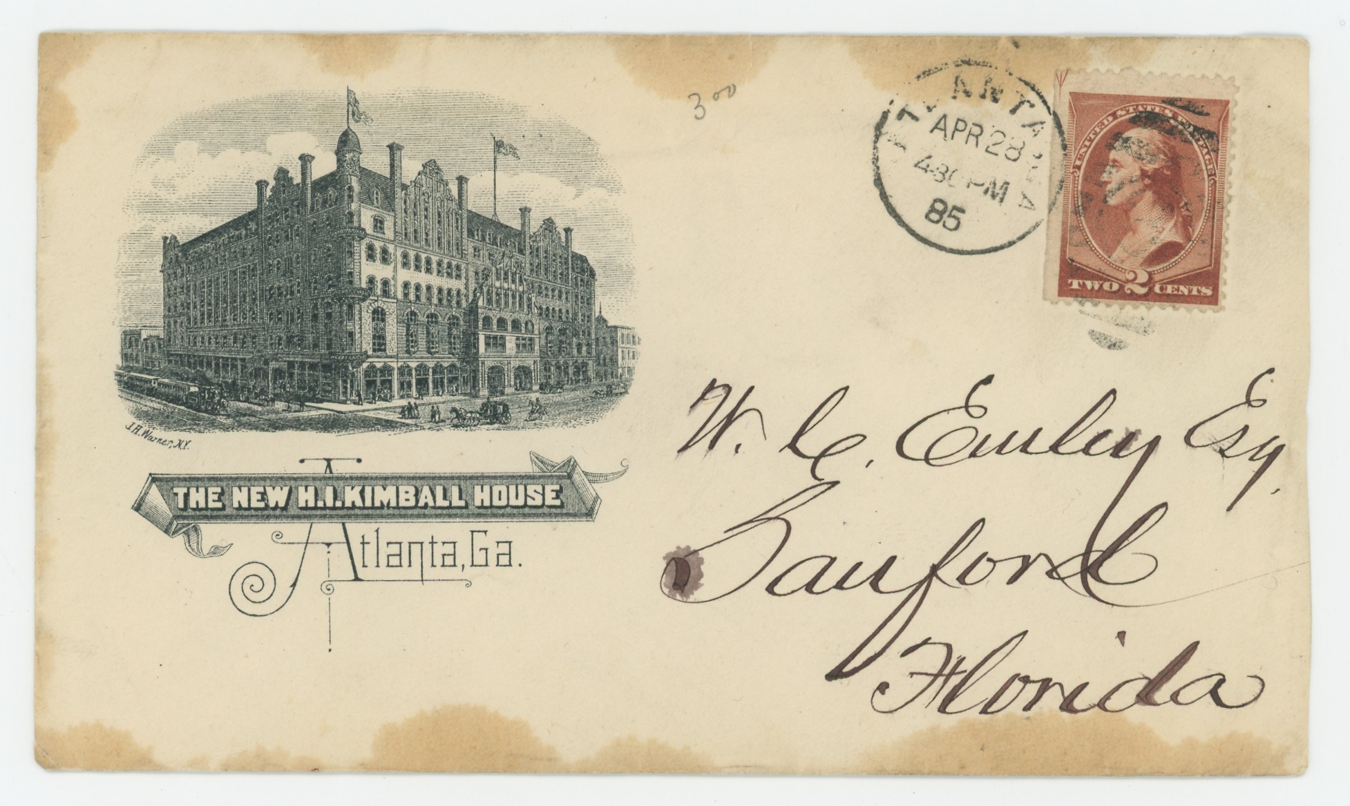 The New H.I. Kimball House, Atlanta GA — 1885