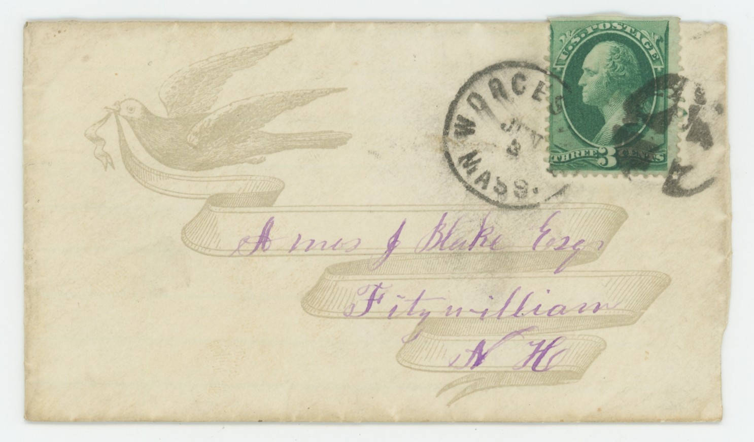 Dove and Ribbon Cover #1