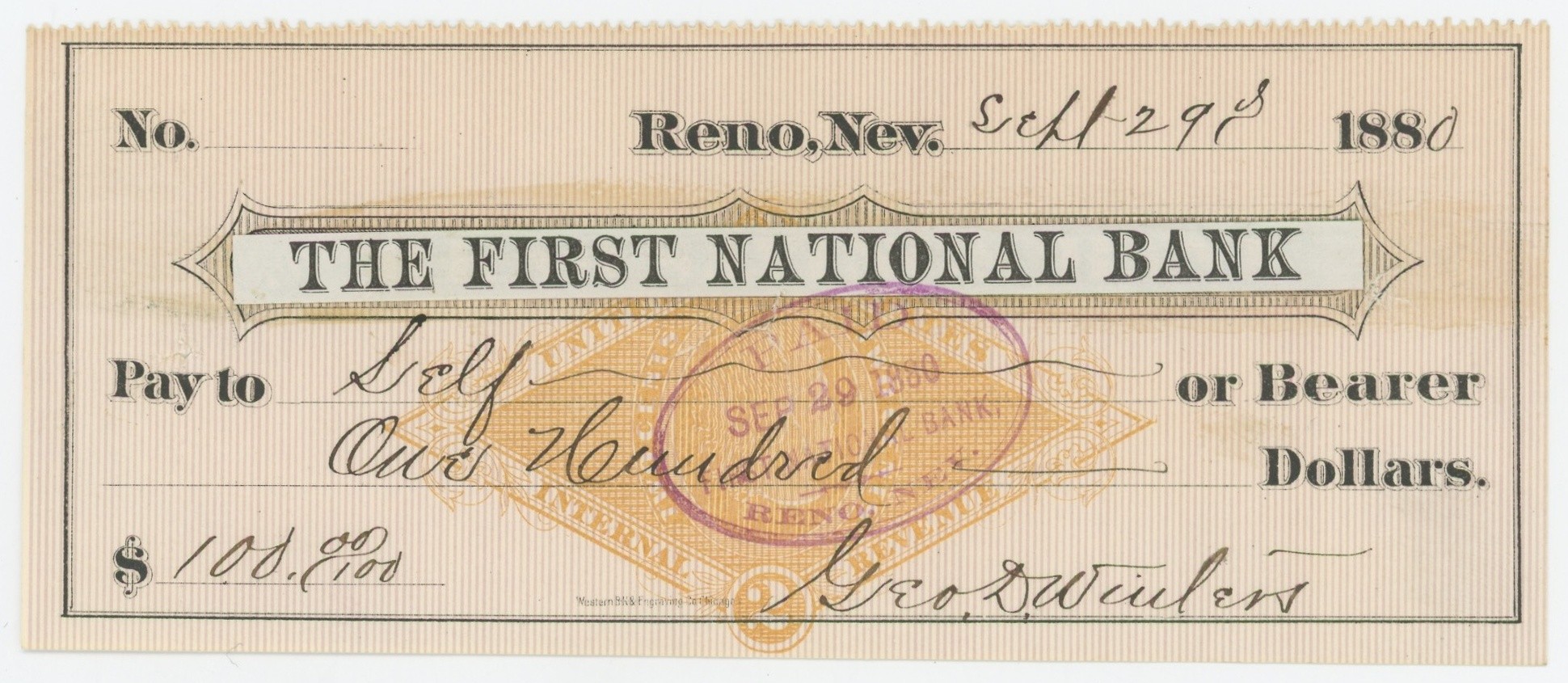 RN-G1 The First National Bank