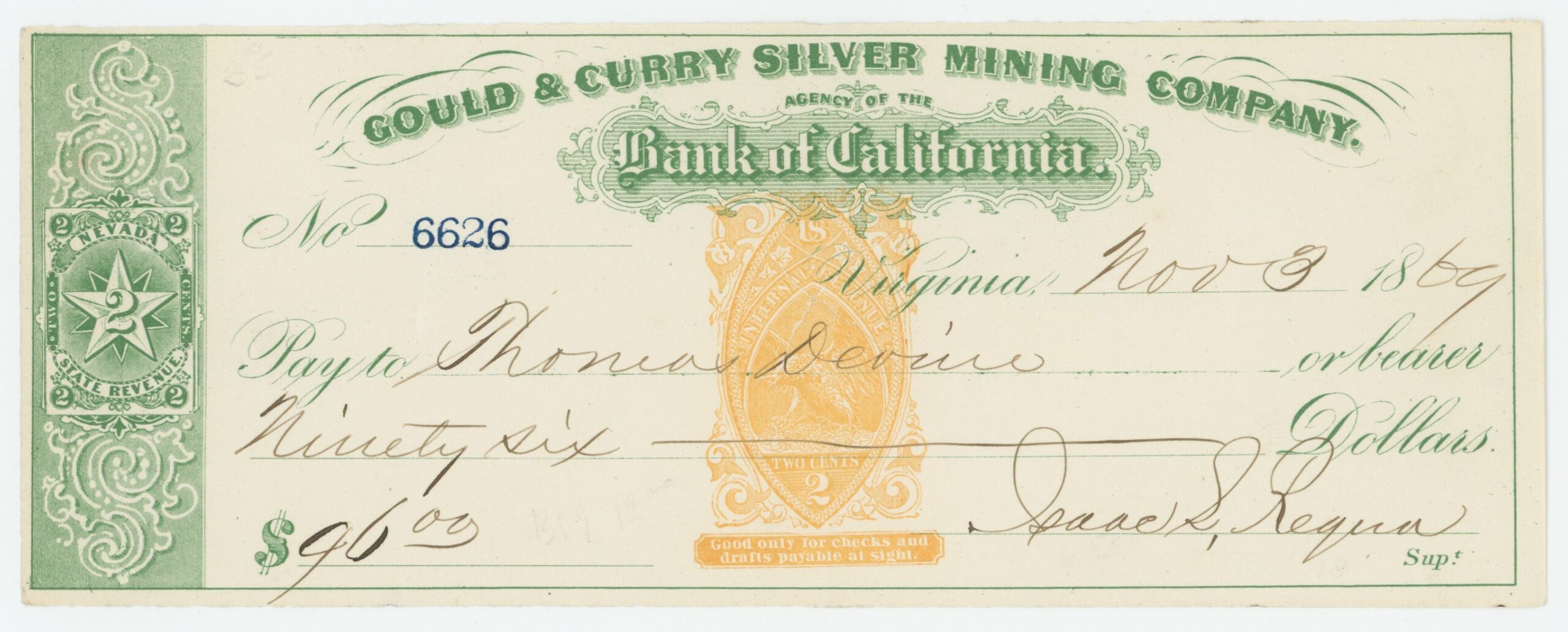 RN-B17c Agency of The Bank of California