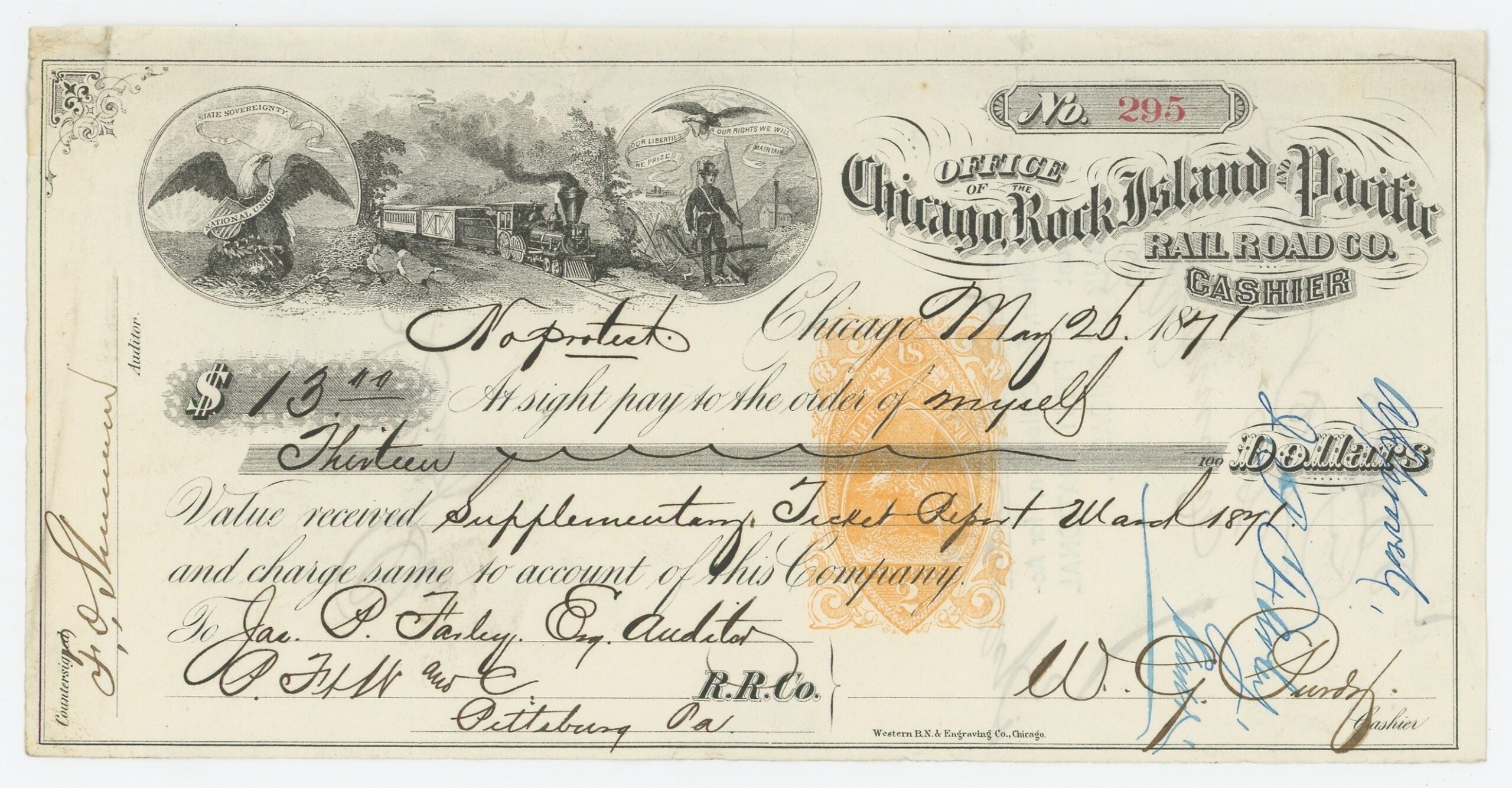 RN-B1 Chicago, Rock Island & Pacific Railroad Co.