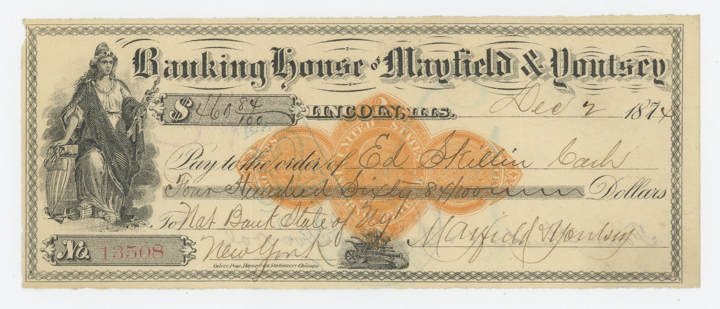 RN-D1 Banking House of Mayfield & Pouncey