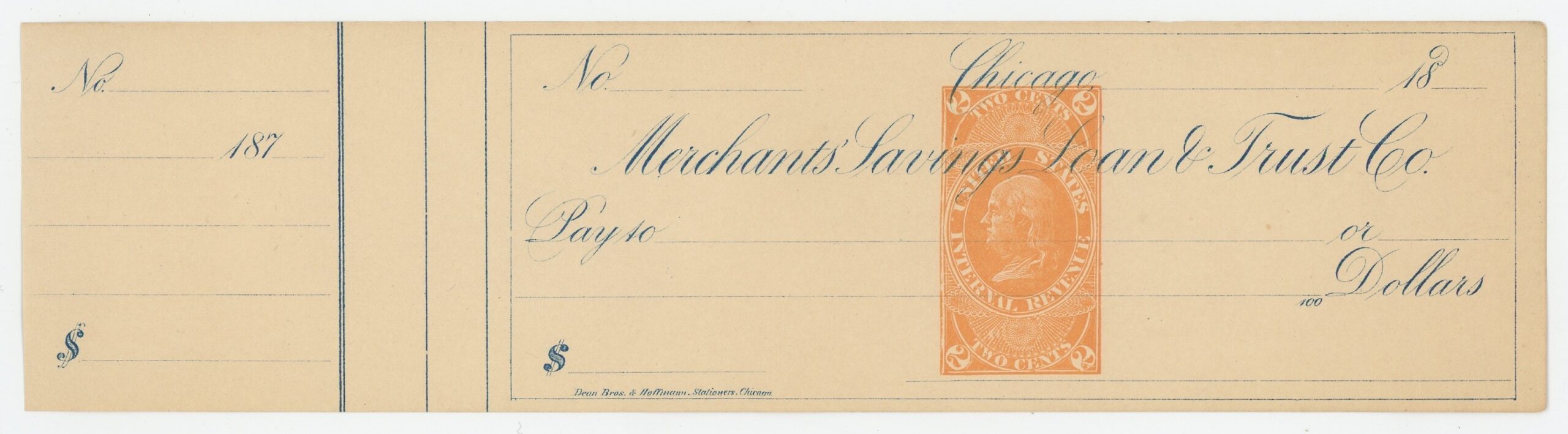 RN-E4 Merchants' Savings, Loan & Trust Co.