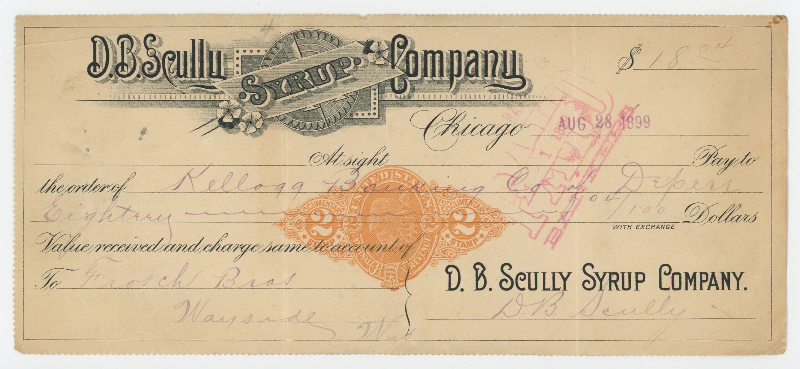 RN-X7 D. B. Scully Syrup Company