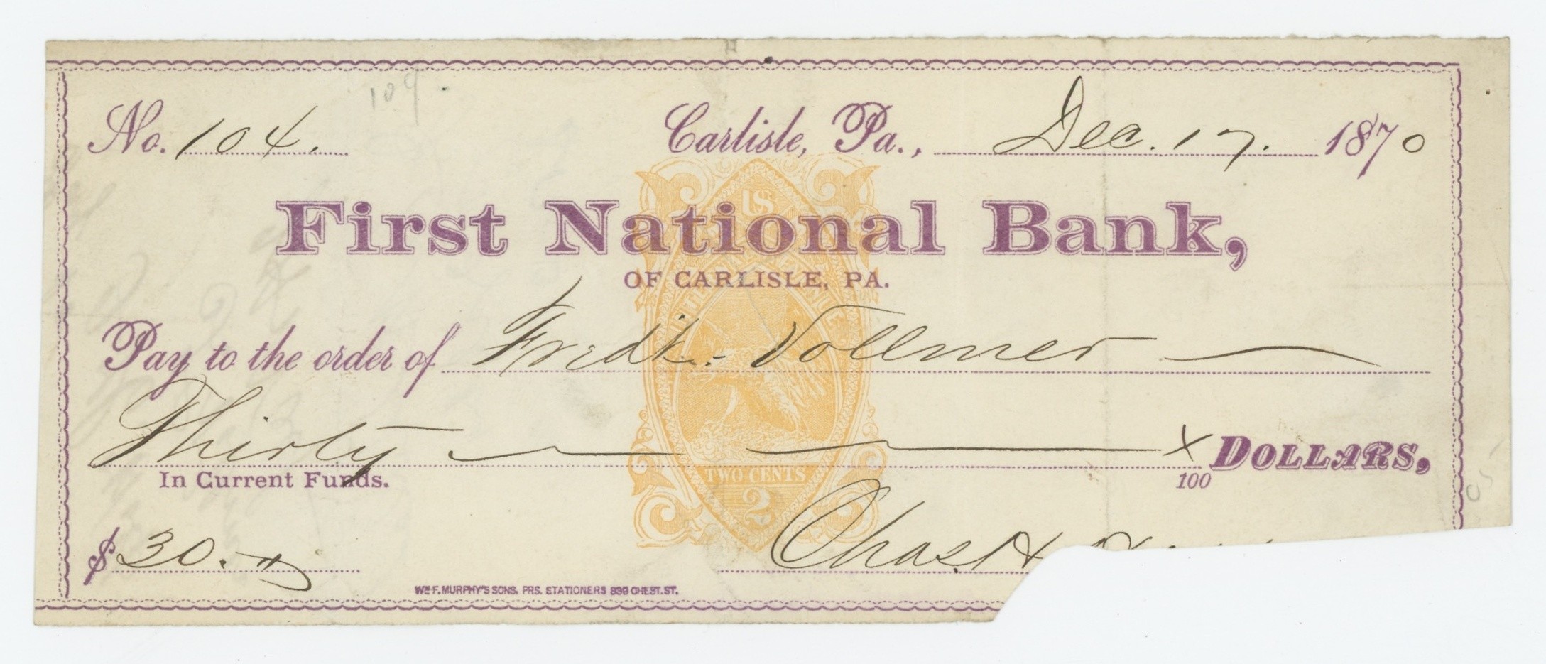 RN-B1 First National Bank