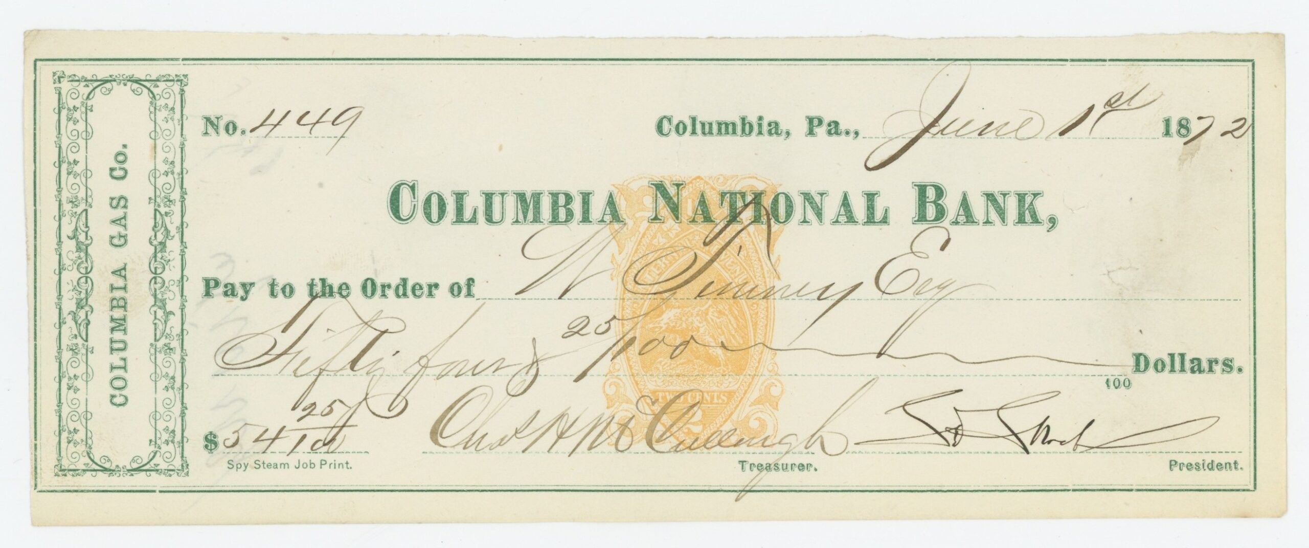 RN-B1 Columbia National Bank