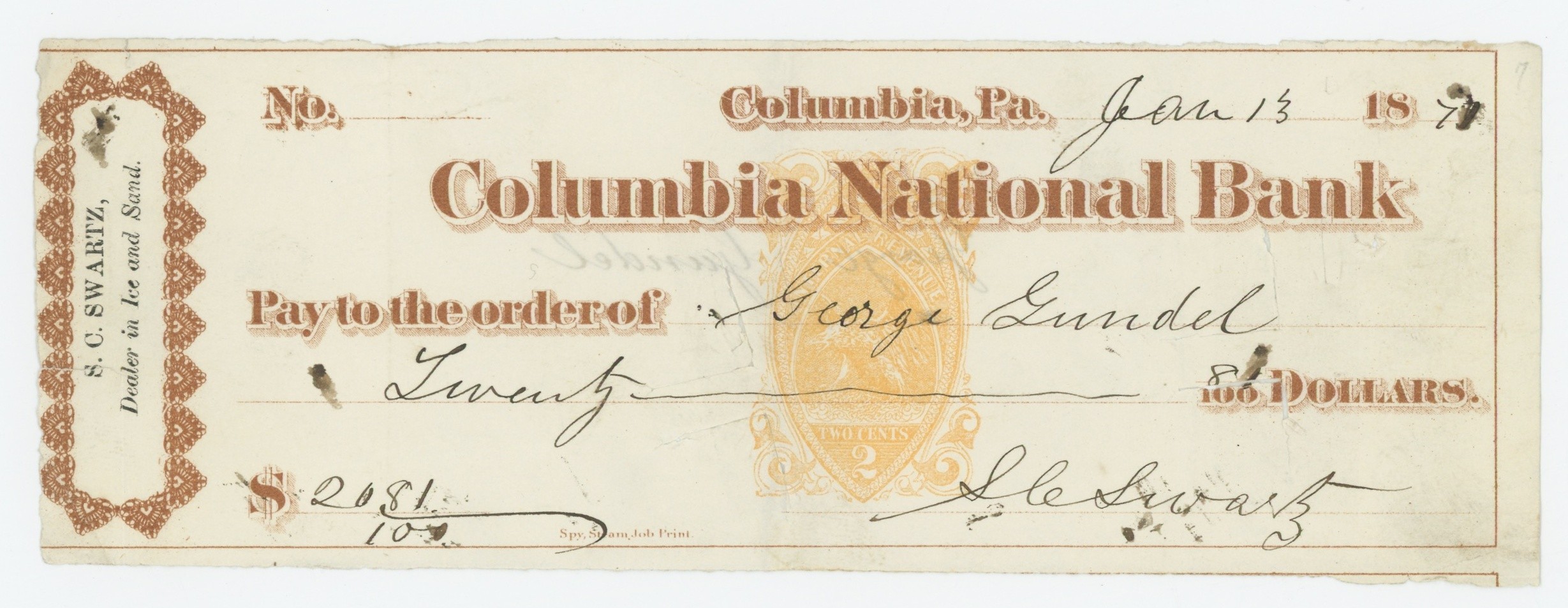 RN-B1 Columbia National Bank