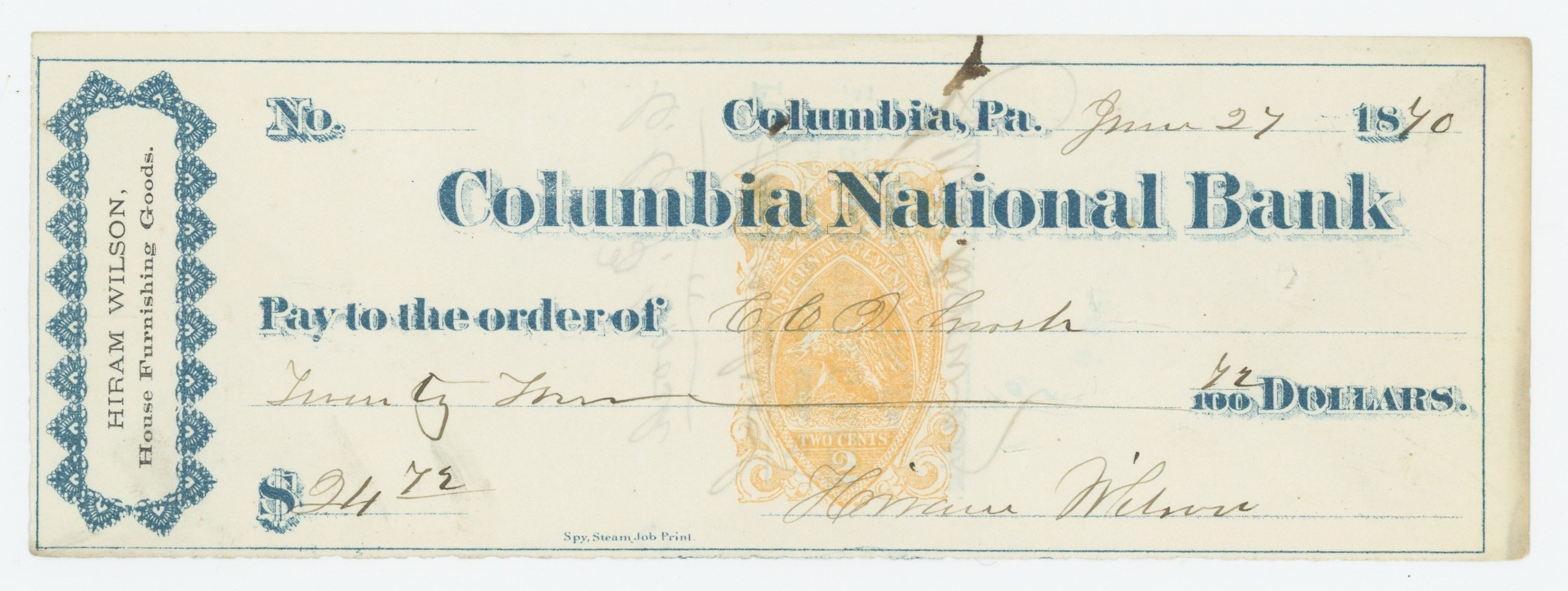RN-B1 Columbia National Bank