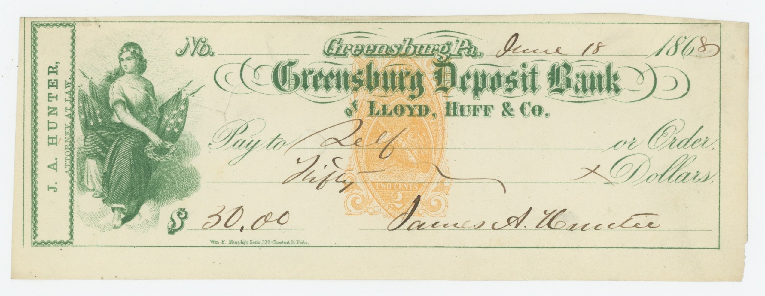RN-B1 Greensburg Deposit Bank of Lloyd, Huff & Co.