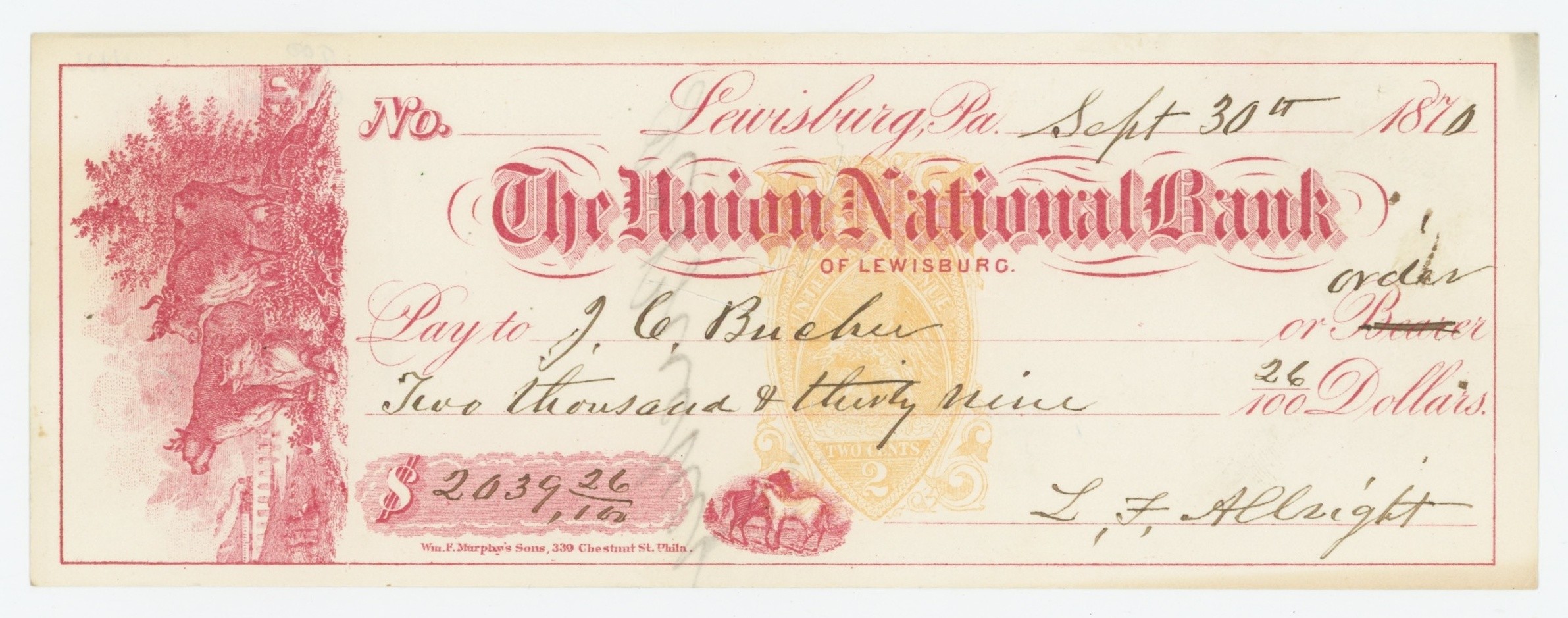 RN-B1 Union National Bank of Lewisburg