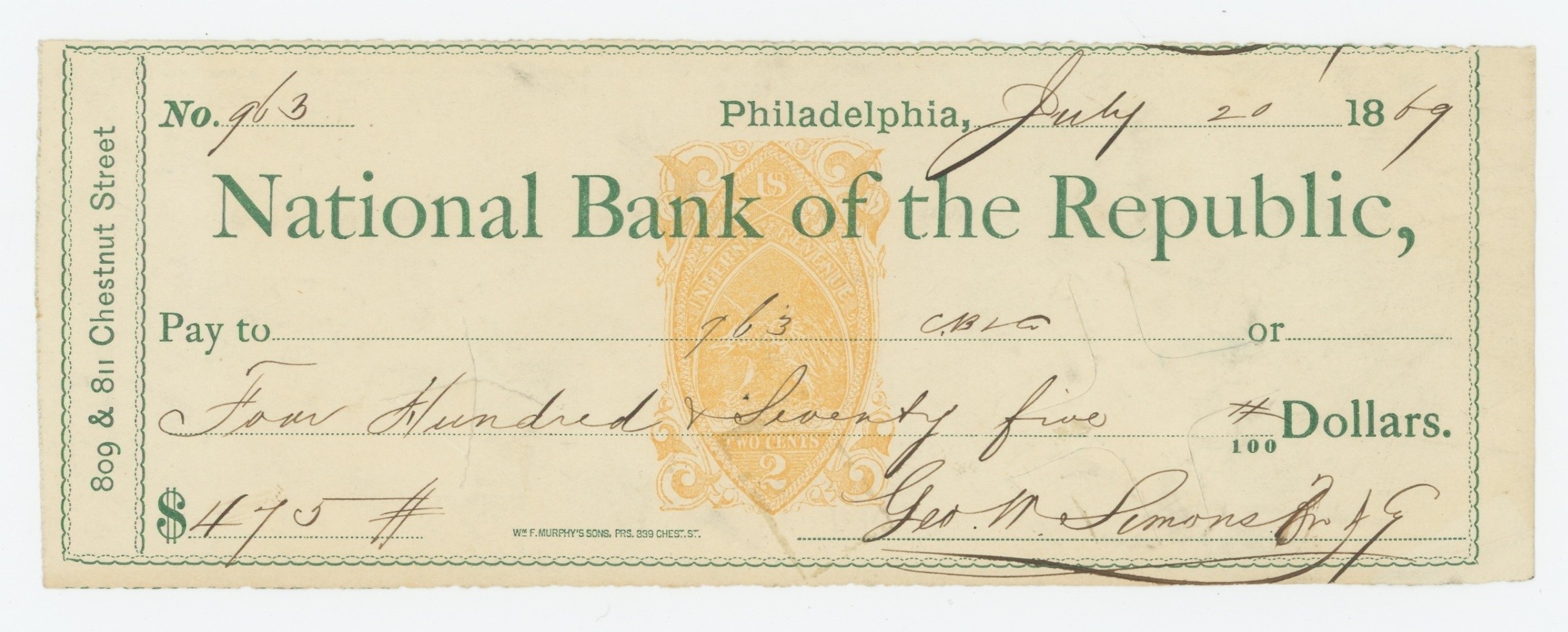 RN-B1 National Bank of the Republic