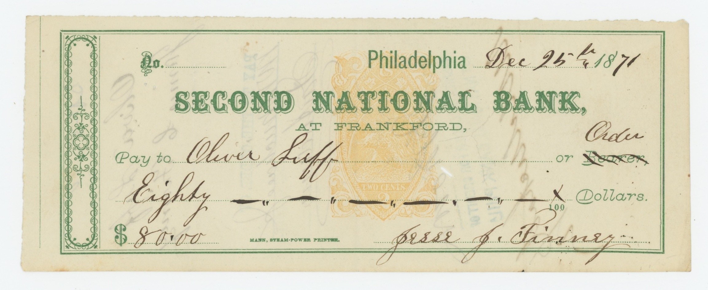 RN-B1 Second National Bank at Frankford
