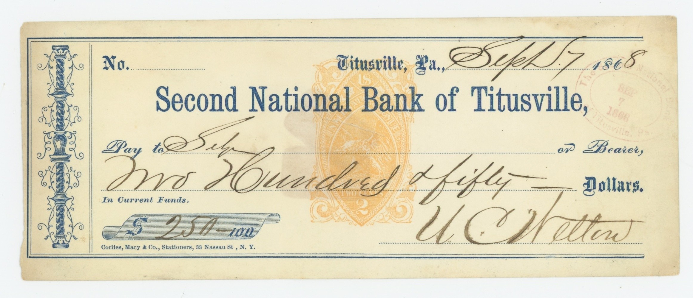 RN-B1 Second National Bank of Titusville