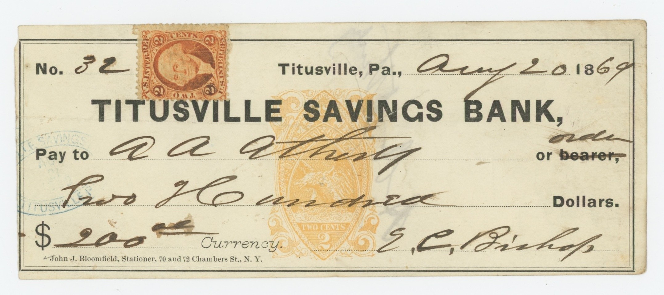 RN-B1 Titusville Savings Bank