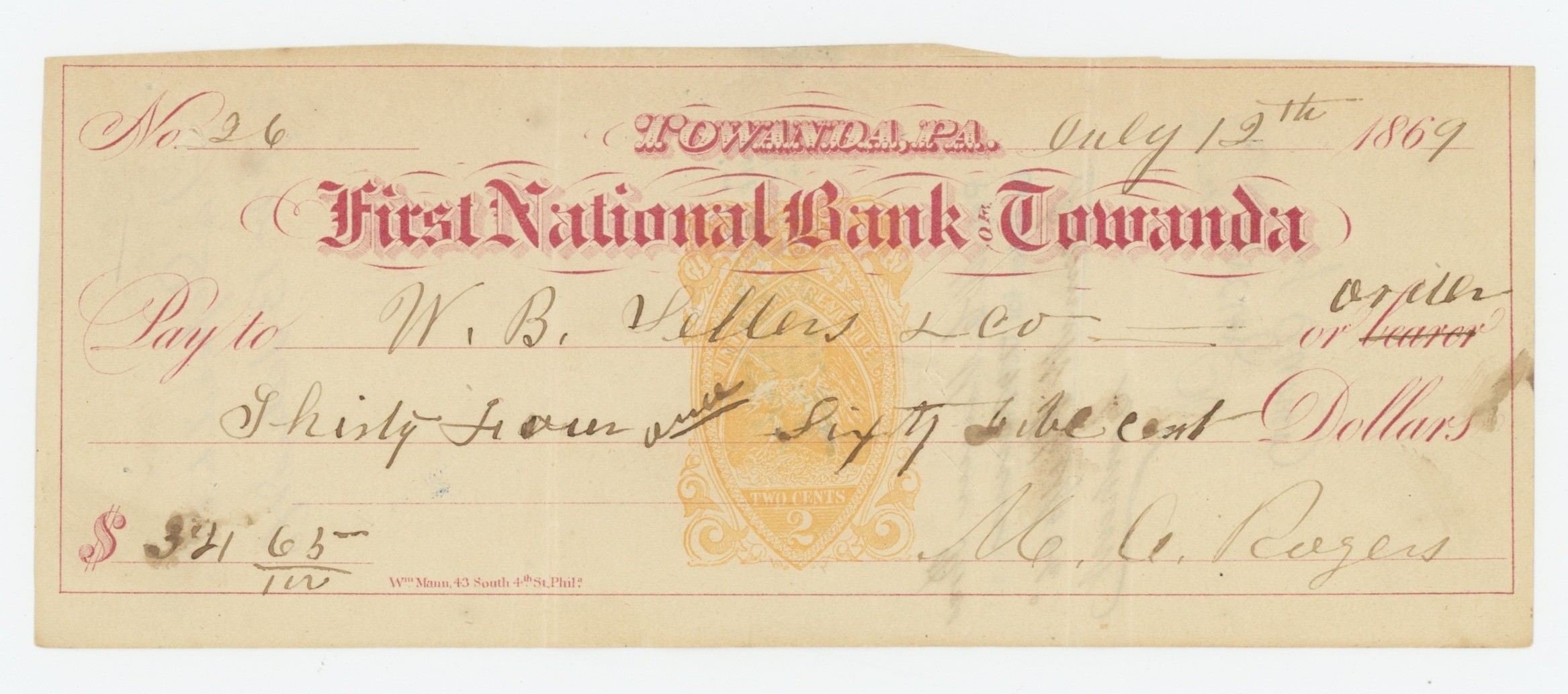 RN-B1 First National Bank of Towanda