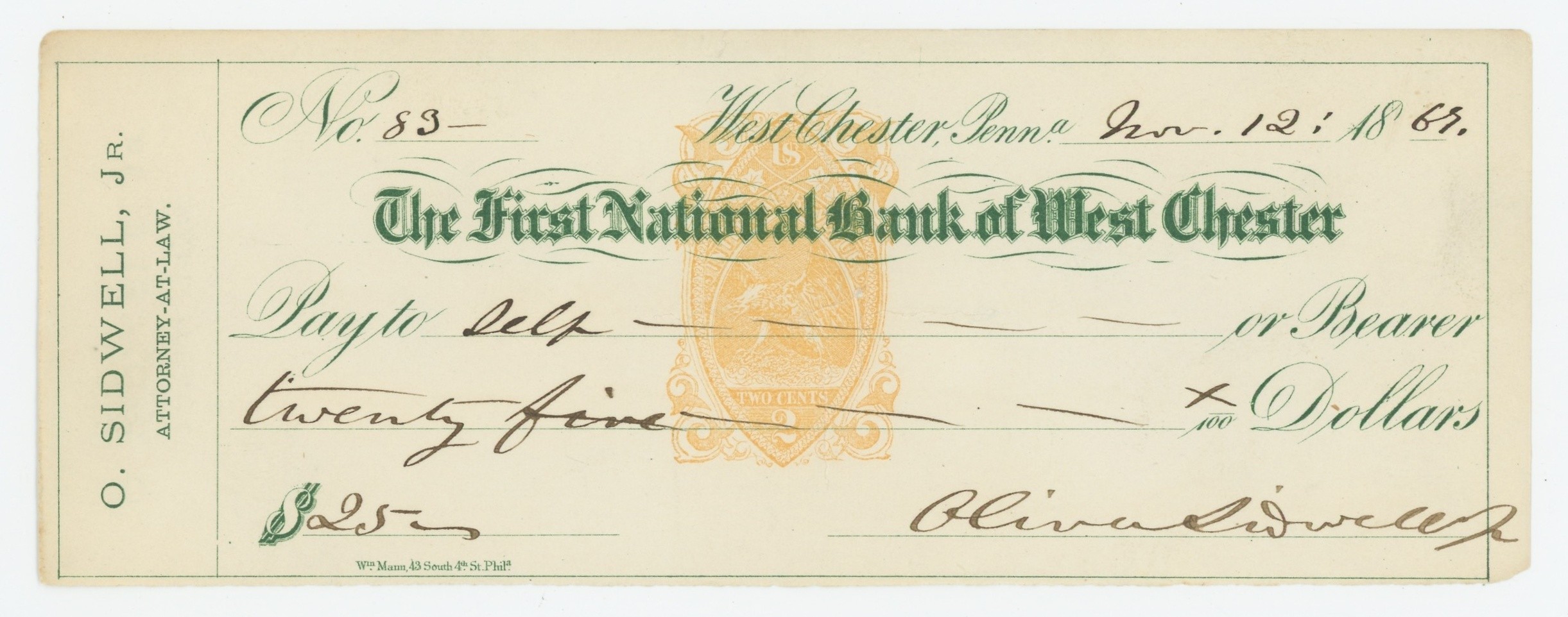 RN-B1 First National Bank of West Chester
