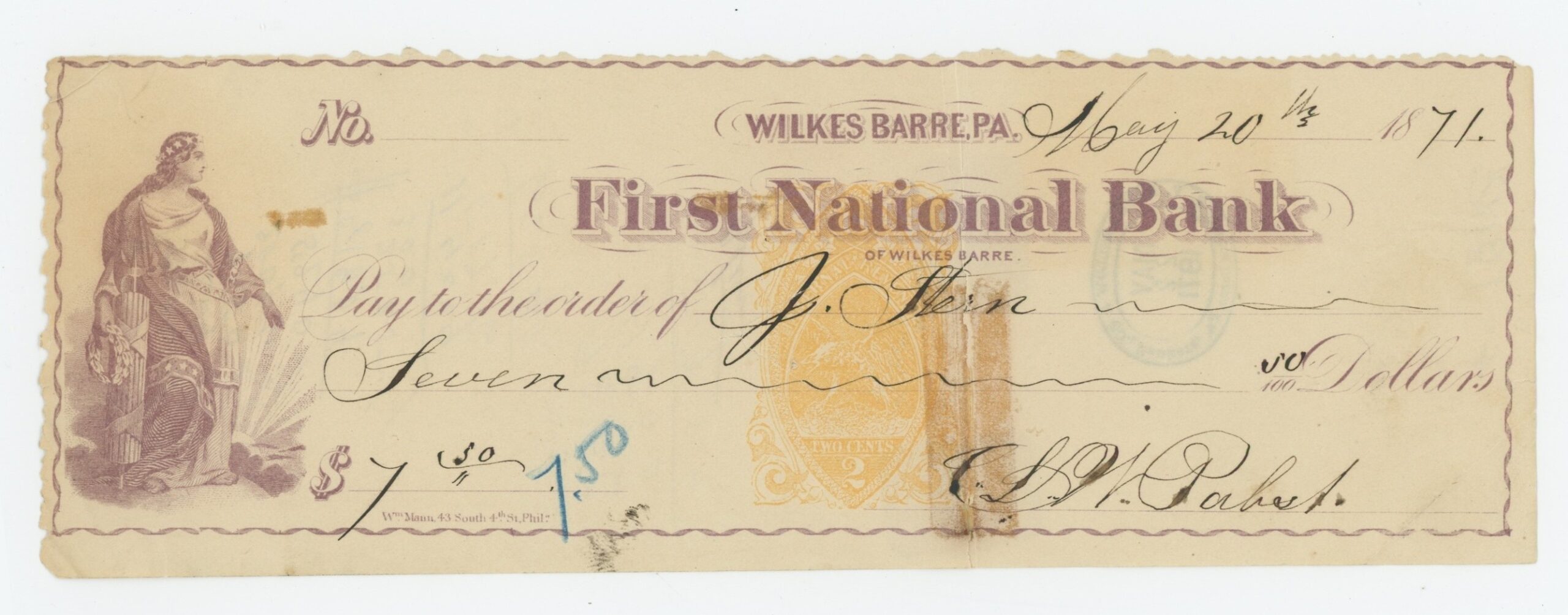RN-B1 First National Bank of Wilkes-Barre