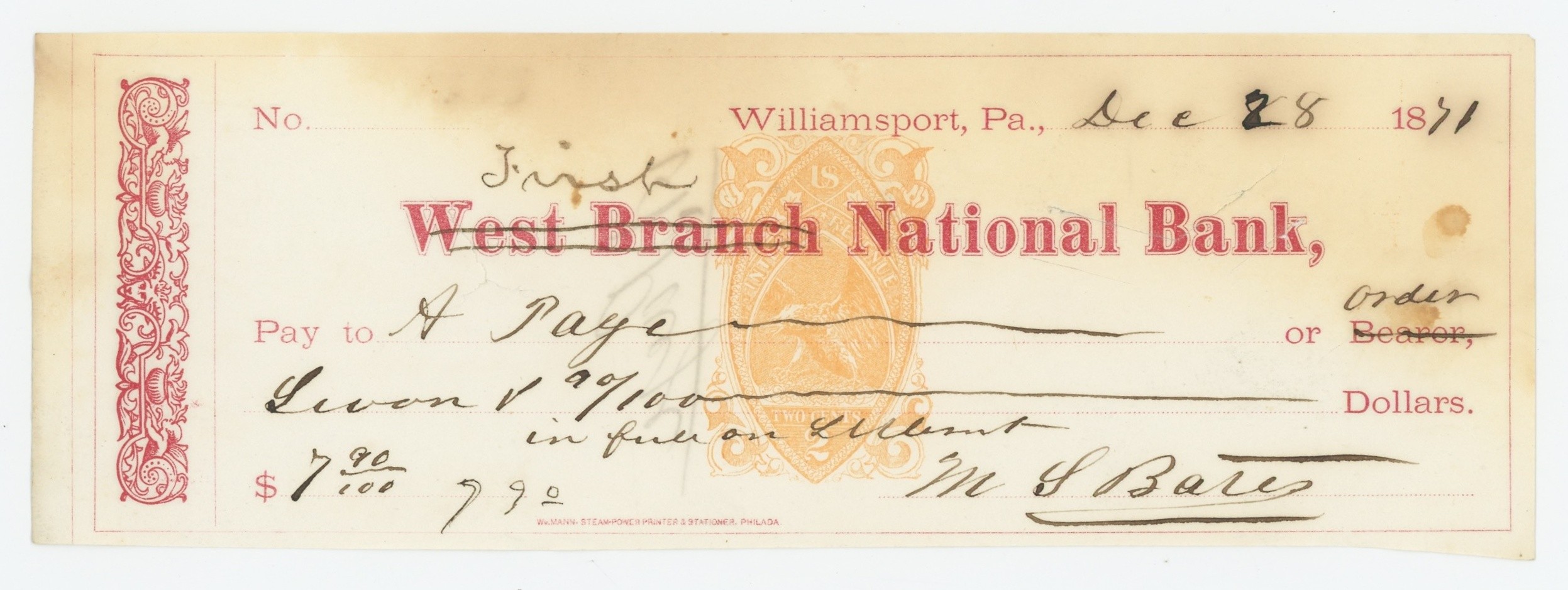 RN-B1 First National Bank