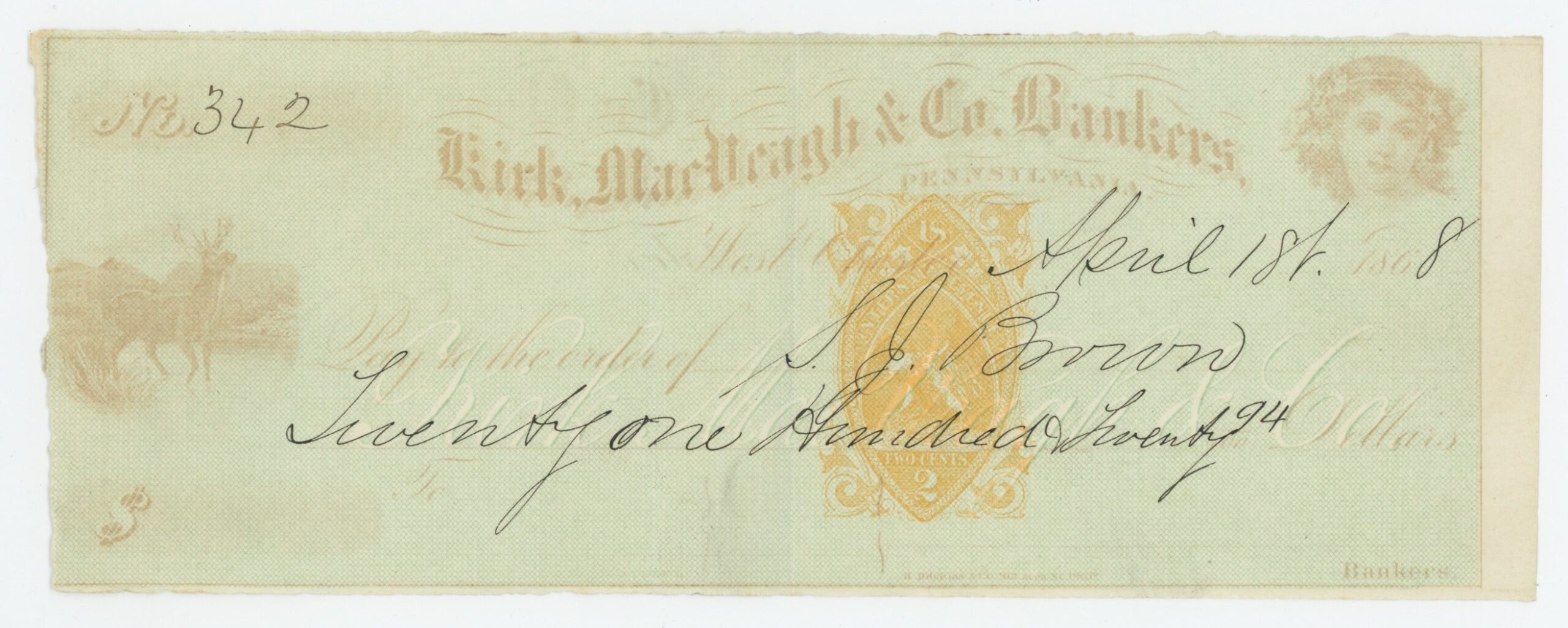 RN-B1 Kirk, MacVeagh & Co., Bankers